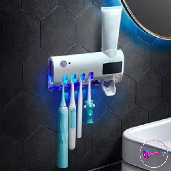 Soporte para cepillos y dispensador de crema